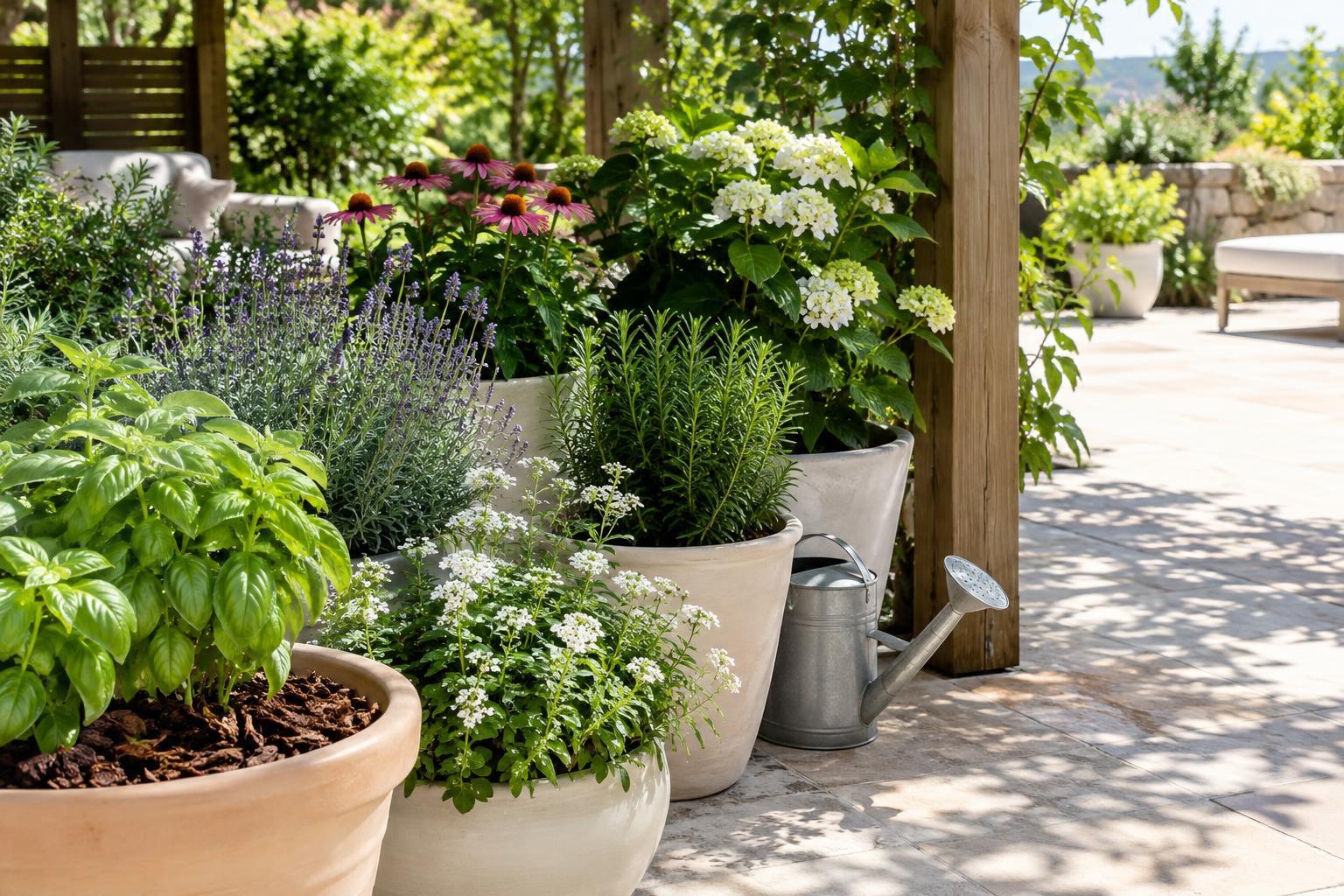 How to Keep Container Plants from Overheating in Summer