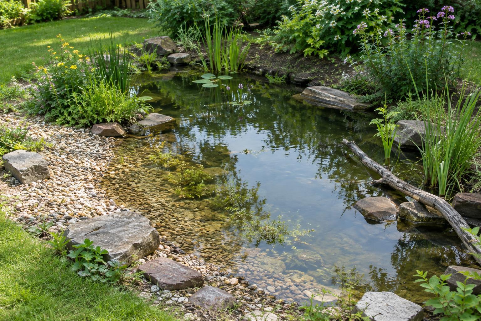 How to Build a Small Wildlife Pond with Safe Entry and Exit
