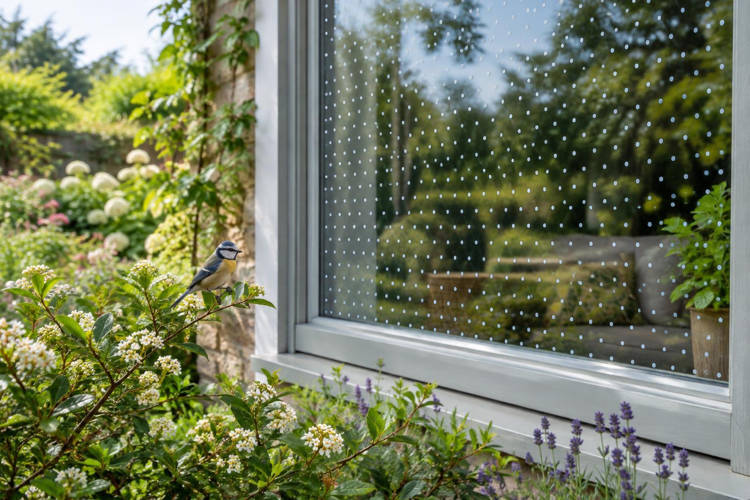How to Make Windows Safer for Garden Birds