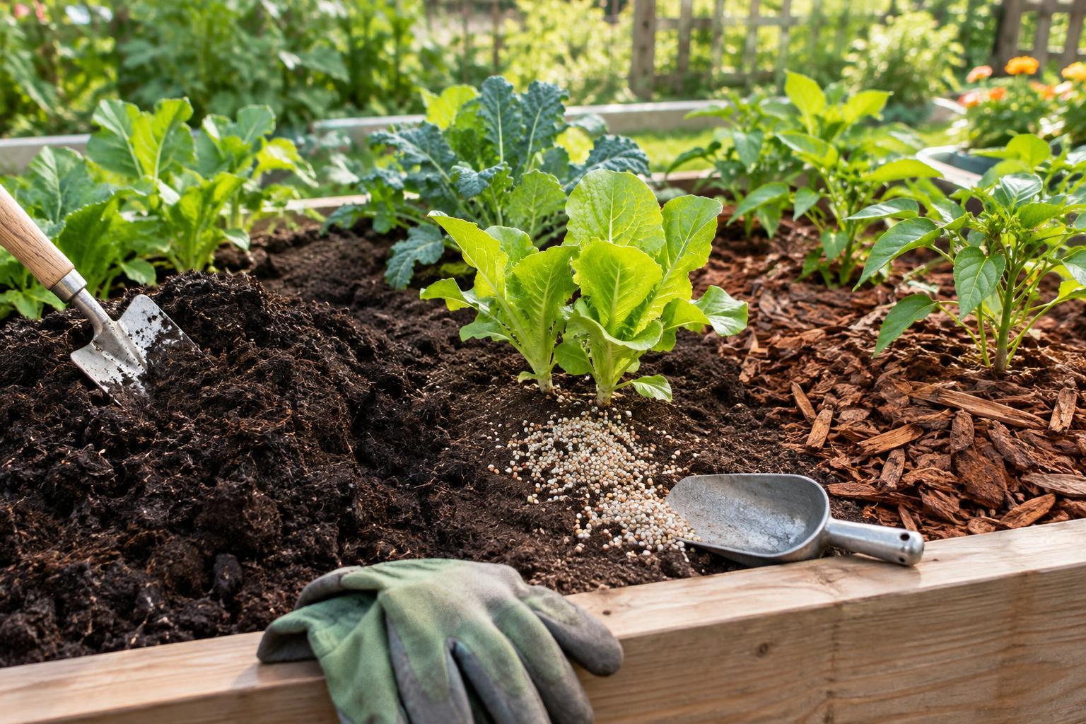 Compost, Fertilizer, and Mulch: What Each Does for Plants