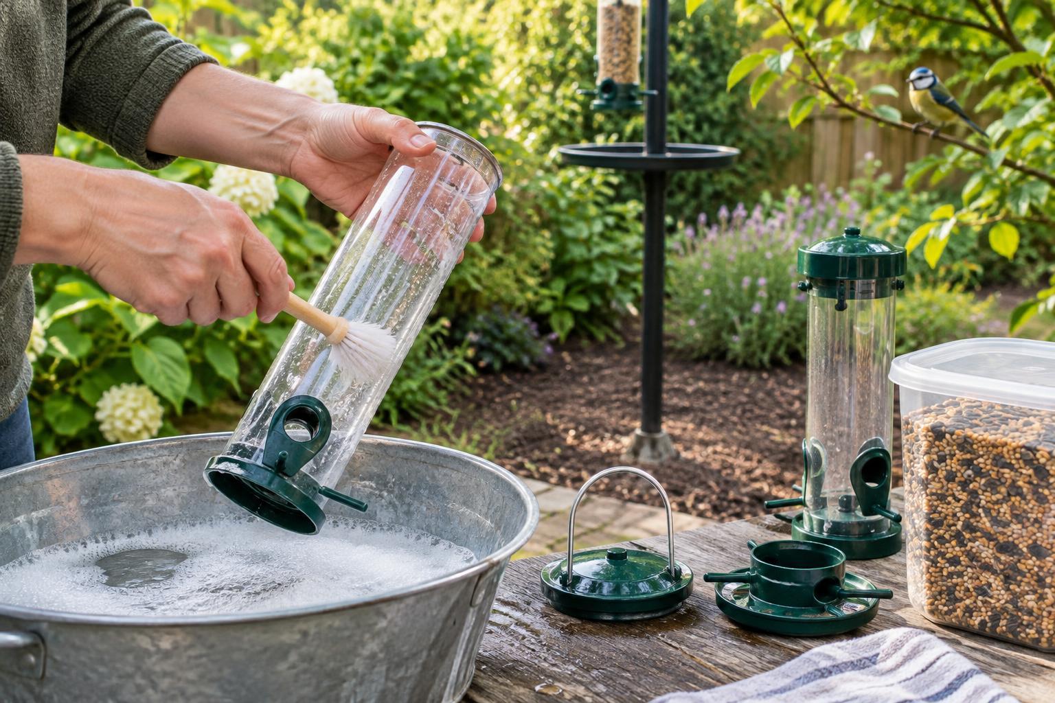 How to Maintain Bird Feeders Without Spreading Disease