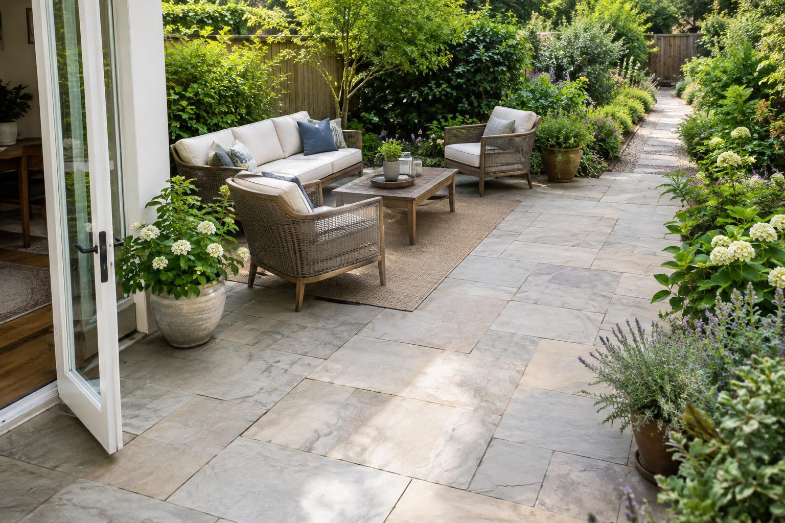 How to Arrange Outdoor Furniture Without Blocking Walkways